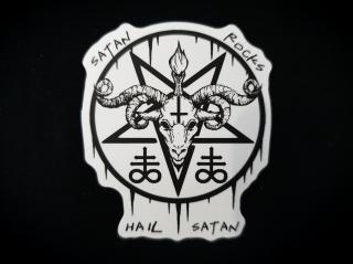 Samolepka - Satan Rocks