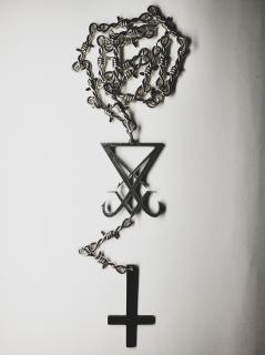 Satanic Rosary - Silver Lucifer