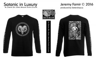 Tričko unisex - Satanic in Luxury - Jeremy Famir - dl. rukáv