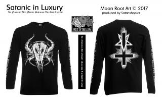Tričko unisex - Satanic in Luxury - MoonRoot Art - dl. rukáv