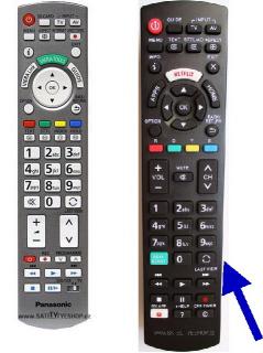 Dálkový ovladač Panasonic N2QAYB000673 , N2QAYB000504 náhradní