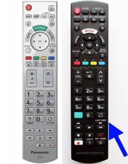 Dálkový ovladač Panasonic TX-L47WT60E  náhradní