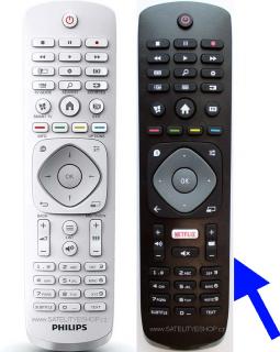 Dálkový ovladač Philips 40PFK6609 náhradní