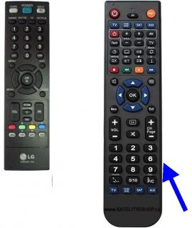 LG AKB33871420= AKB33871424 dálkový ovladač náhradní