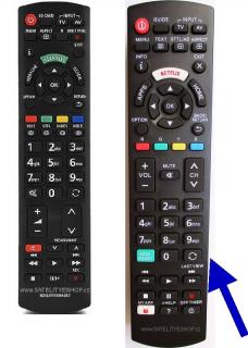 Panasonic N2QAYB000350 dálkový ovladač náhradní