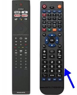 Philips 43PUS8546 náhradní dálkový ovladač