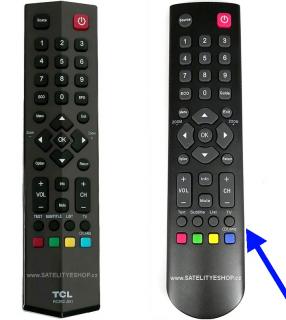 TCL RC260 JEI1 náhradní dálkový ovladač