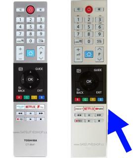 Toshiba CT-8541 dálkový ovladač náhradní