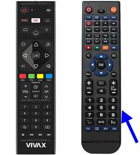 Vivax TV-32S60T2S2SM dálkový ovladač náhradní