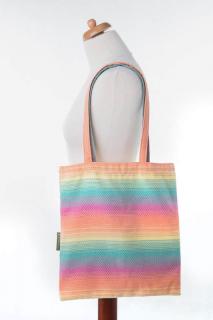 LennyLamb nákupní taška, 100% bavlna - LITTLE HERRINGBONE IMAGINATION- velikost 33x39cm