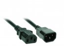 Napájecí kabel pro monitory, Vidlice do 3P IEC 320 zdířka, 2,0 m