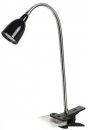 WO33-B Solight LED stolní lampička, 2.5W, 3000K, clip, černá barva