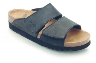 Scholl AALIM Nub - dámské zdravotní pantofle barva černá Velikost: 40