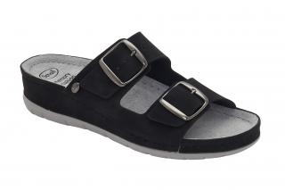 Scholl ABERDEEN - dámské zdravotní pantofle barva černá Velikost: 38