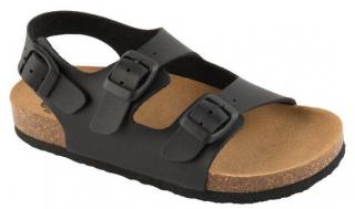 Scholl AIR BAG B/S KID - dětské zdravotní sandále barva černá Velikost: 28