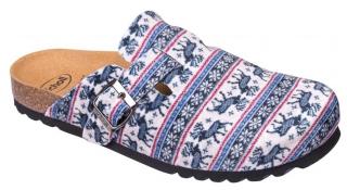 Scholl AMATA MAN - zdravotní pánská domácí obuv barva modrá Velikost: 42