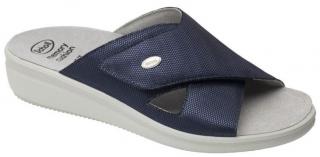 Scholl ANTONIA CROSS - dámské zdravotní pantofle barva námořnická modř Velikost: 37