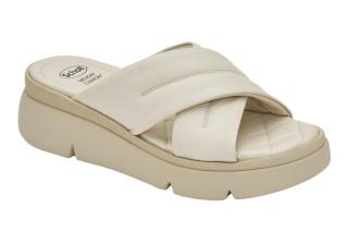 Scholl BALI CROSS - dámské zdravotní pantofle barva bílá Velikost: 37