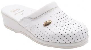 Scholl CLOG BACK GUARD -  zdravotní pantofle PROFESIONAL barva bílá Velikost: 35