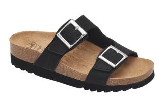 Scholl FILIPPA - dámské zdravotní pantofle barva černá Velikost: 39