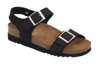 Scholl FILIPPA  - dámské zdravotní sandále barva černá Velikost: 39