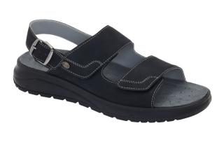 Scholl GABRIEL - pánské zdravotní sandále barva černá Velikost: 41