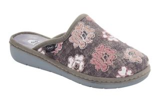 Scholl LAUREN - zdravotní dámská domácí obuv barva šedo růžová Velikost: 36