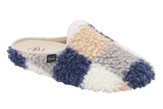 Scholl MADDY - zdravotní dámská domácí obuv barva modrá Velikost: 36