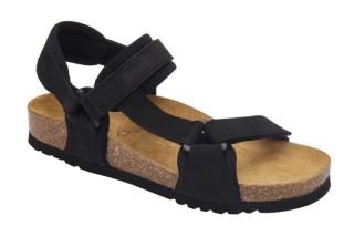 Scholl NEW TRACK - uni zdravotní sandále barva černá Velikost: 37