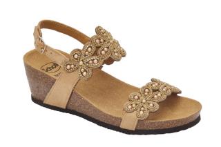 Scholl PALINURO SANDAL - dámské zdravotní sandále barva béžová Velikost: 37