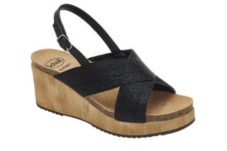 Scholl SABAUDIA -  dámské zdravotní sandále barva černá Velikost: 39