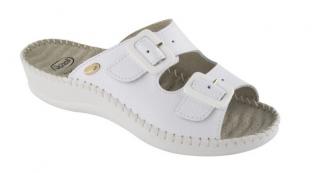 Scholl WEEKEND - dámské zdravotní pantofle barva bílá Velikost: 36