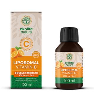 Liposomal Vitamin C 1000mg 100ml pomeranč (Lipozomální vitamín C)