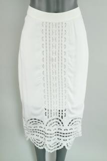 Bílá pouzdrová midi sukně H&amp;M vel. 38