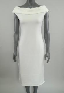 Bílé bardot šaty XPOSE vel. 36