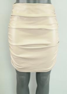 Koženková krátká sukně MISSYEMPIRE vel. 36