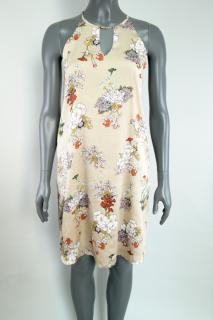 Květované šaty s americkými průramky ONLY vel. 40