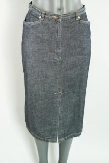Vintage riflová sukně vel. 40
