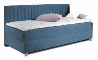 BOX SPRING EXTRA postel NOVO dlouhé čelo 80/90 x 200 cm