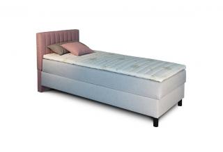 BOX SPRING EXTRA postel NOVO s krátkým čelem 80/90 x 200 cm