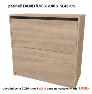 DAVID peřináč dub natur 90 PRODEJNA