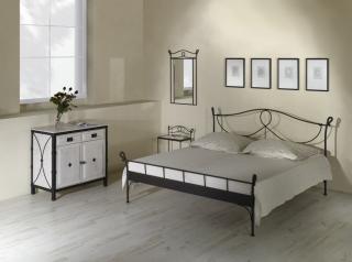 Luxusní kovaná postel MODENA 160 x 200 cm PRODEJNA