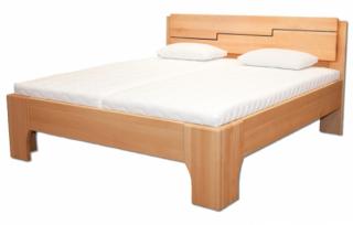 Manželská postel z masivu ŠARLOTA 180 x 200 cm