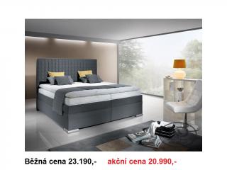 postel  PREMIUM BOX SPRING RIALTO otvírání od nohou 180x200 cm PRODEJNA