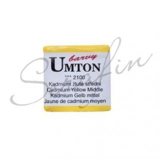 2100 - Akvarelová barva UMTON -  Kadmium žluté střední