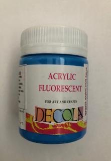 Akrylová barva fluorescentní Decola 50ml / 8 barev Odstín fluorescentu: 513 azure