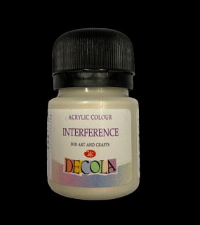 Akrylové interferující průsvitné barvy Decola 20 ml / 3 odstíny odstín: 322 rose interferující