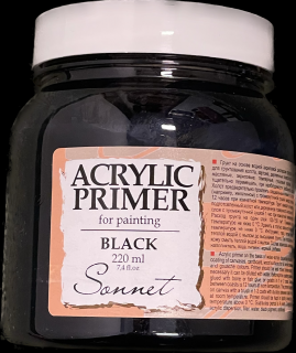Akrylový šeps černý 220 ml - Sonnet