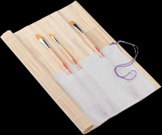 Bambusové pouzdro na štětce zn. Lukas Velikost: 36x36 cm