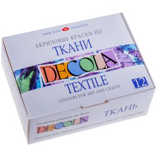 Barvy na textil Decola - Nevskaya Palitra - 12 x 20 ml